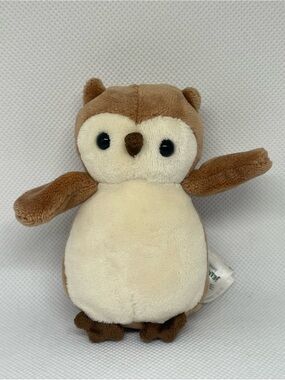 Jellycat Owl Forest Fauna Plush Stuffed Animal Cute Cuddle Bird Mini 4" Rare HTF